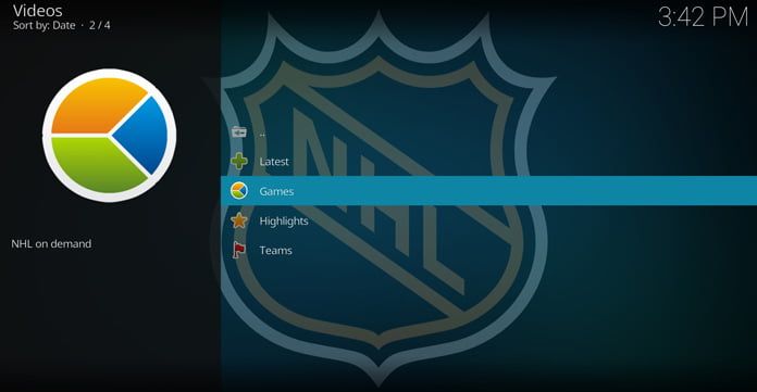 NHL On-demand innehåll