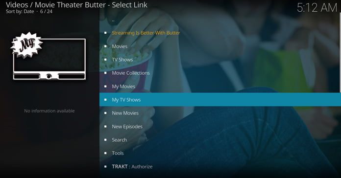 movie-theater-butter-gränssnitt