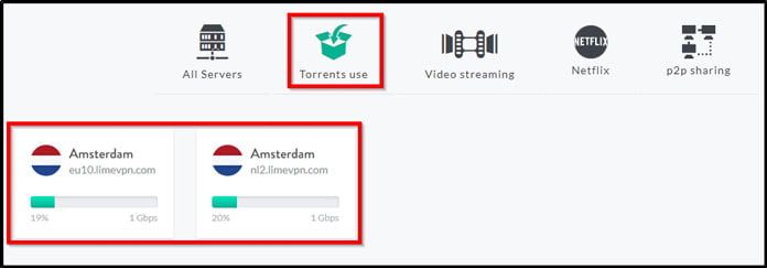 torrent-servrar-för-limevpn