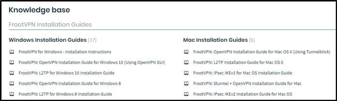 hjälpsidor-för-frootvpn