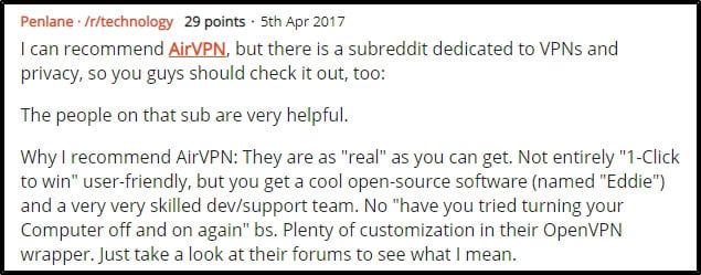 airvpn-på-reddit
