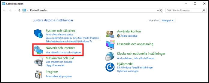 välj-nätverk-och-internet