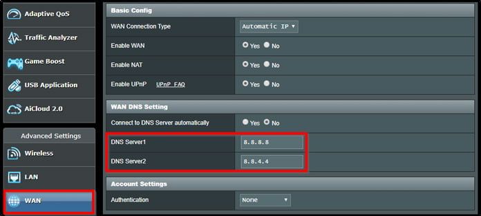aktivera-ny-dns-för-asus-router