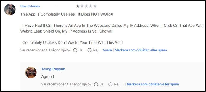 wertc-leak-klagomål-på-chrome-forum