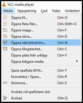 ppna-nätverksström
