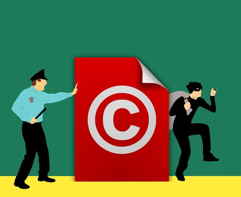 Copyright en polis och en copyrighttjuv