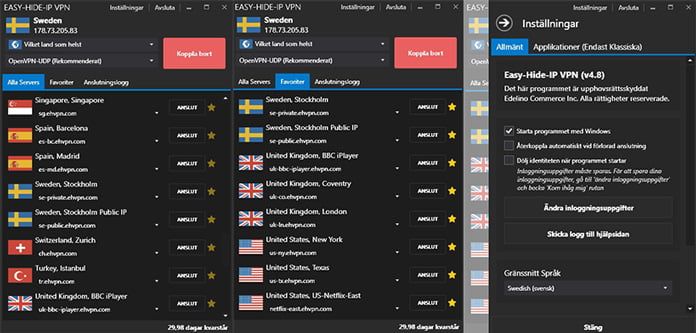 easyhideip-windowsklient-inställningar