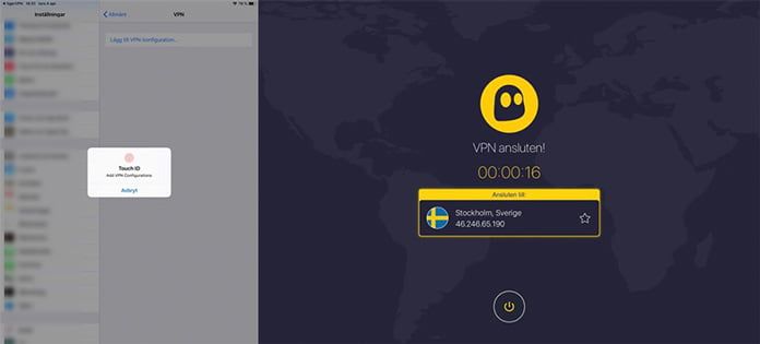 app-för-ios-med-cyberghost-vpn
