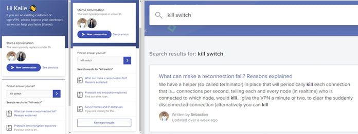 chattlogg-för-tigervpn-och-faq-sektion