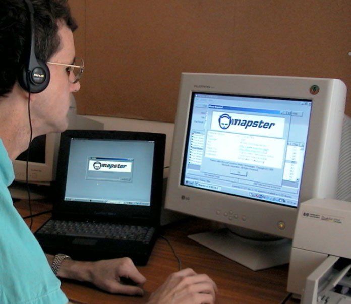 napster-på-en-dator