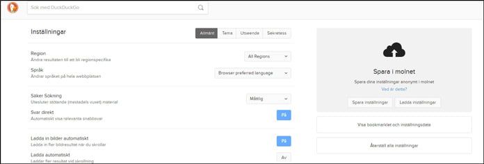 duckduckgo-inställningar