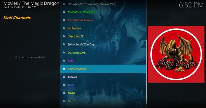 magic-dragon-huvudgränssnittet