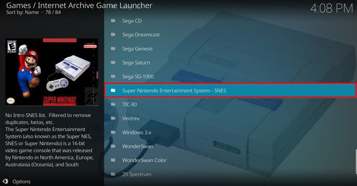 super-nintendo-välj-i-kodi