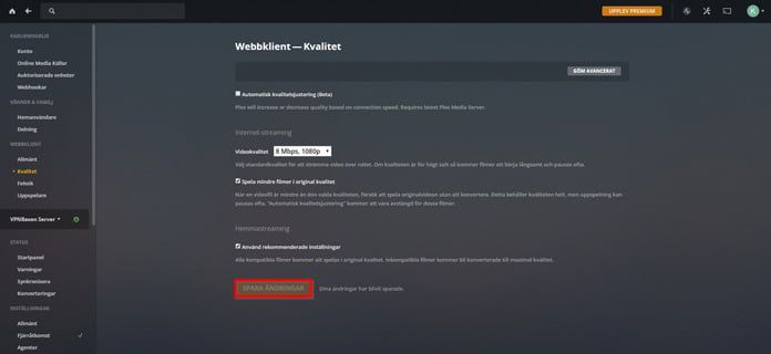 videokvalitet-för-plex