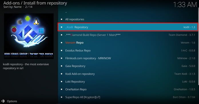 Kodil repository