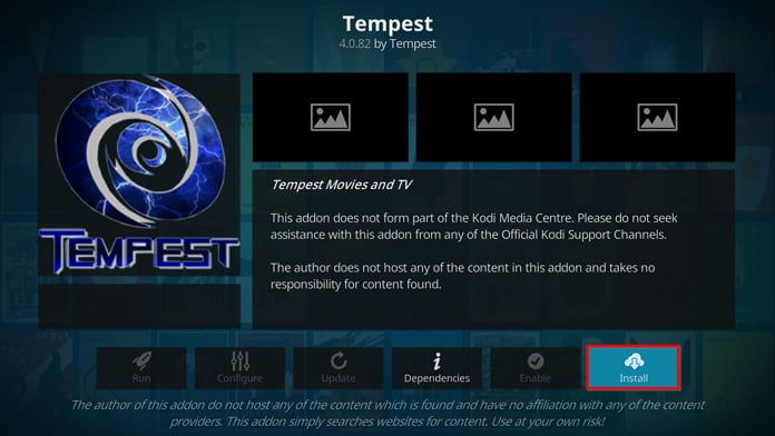 tempest-välj-install