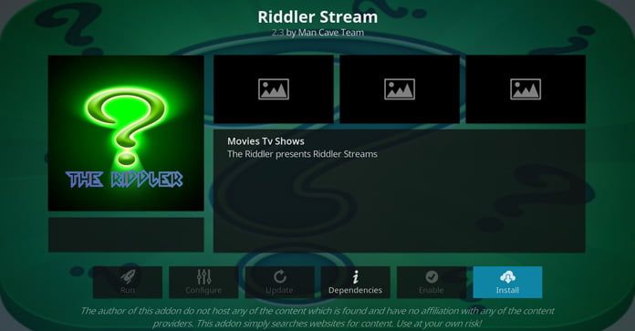 riddler-stream-kodi-tillägg