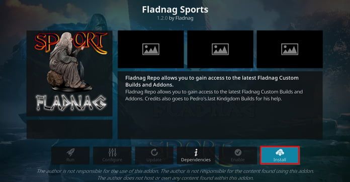 install fladnag