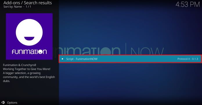 välj funimationnow